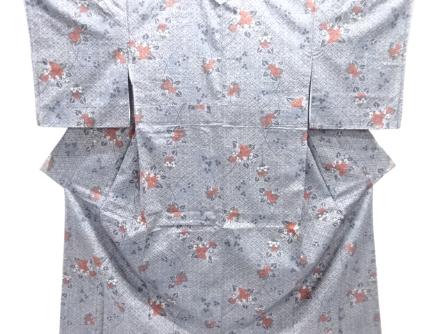 Japanese Kimono / Tsumugi Omeshi Silk